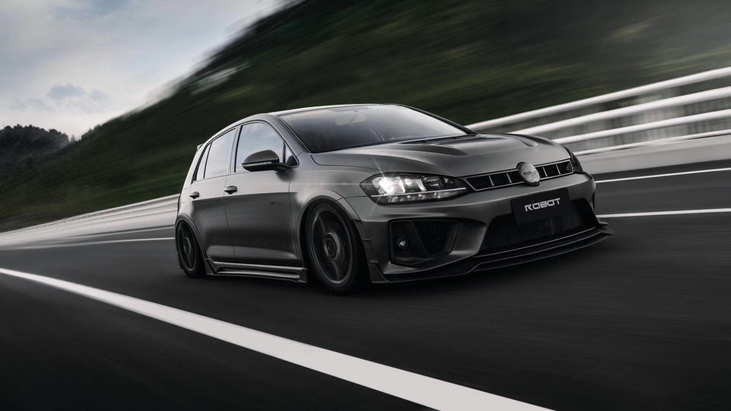 ROBOT - VOLKSWAGEN GOLF GTI / GOLF R (MK7 / MK7.5) CARBON FIBRE SIDE SKIRTS