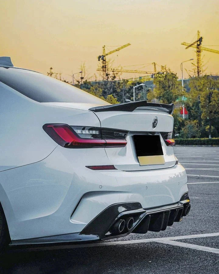 AERO CARBON - BMW 3 SERIES G20 / M3 G80 GLOSS BLACK M4 STYLE SPOILER - Aero Carbon UK