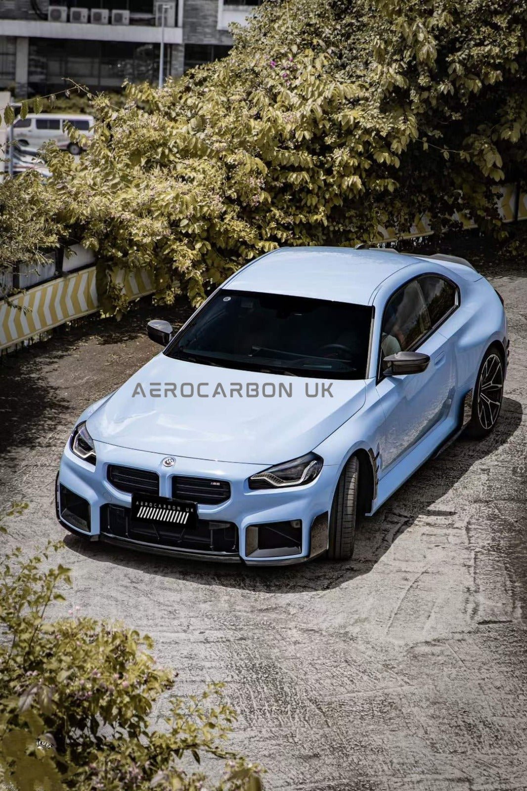 AERO CARBON - BMW M2 G87 DRY CARBON FIBRE FRONT LIP MP STYLE - Aero Carbon UK