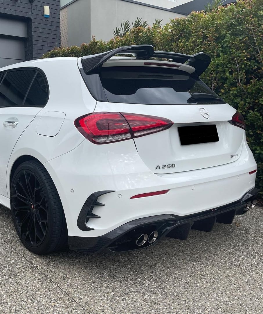 AERO CARBON - MERCEDES A CLASS W177 A35 / A45 CARBON REAR CANNARDS AERO CARBON