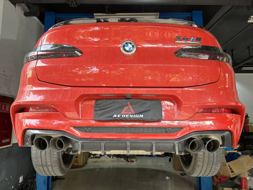 AERO DESIGN - BMW X4M F98 CARBON FIBRE REAR DIFFUSER AERO CARBON