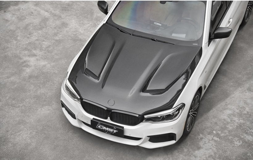 CMST - BMW M5 F90 G30 540i M550i CARBON FIBRE BONNET HOOD V2 - Aero Carbon UK