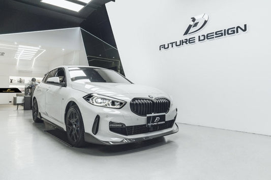 FUTURE DESIGN - BMW 1 SERIES F40 DRY CARBON FIBRE FRONT LIP - Aero Carbon UK