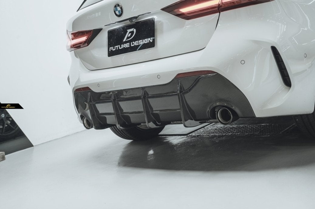 FUTURE DESIGN - BMW 1 SERIES F40 DRY CARBON FIBRE REAR DIFFUSER - Aero Carbon UK