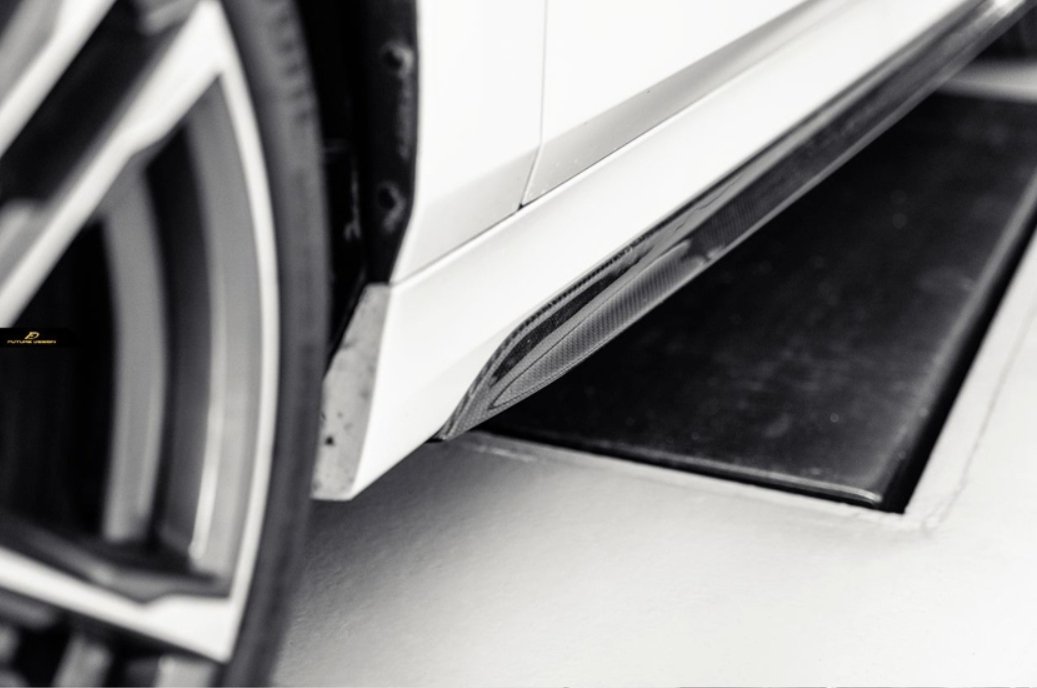 FUTURE DESIGN - BMW 1 SERIES F40 DRY CARBON FIBRE SIDE SKIRTS - Aero Carbon UK
