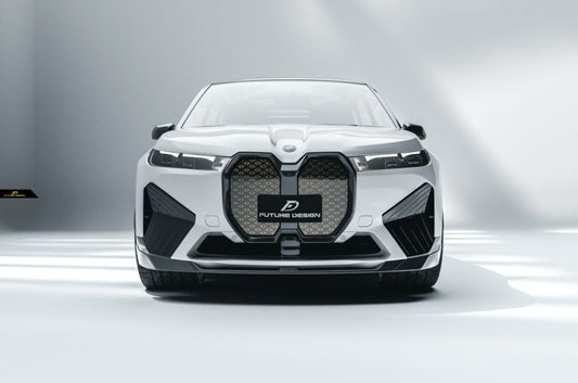 FUTURE DESIGN - BMW iX i20 CARBON FIBRE FRONT LIP - Aero Carbon UK