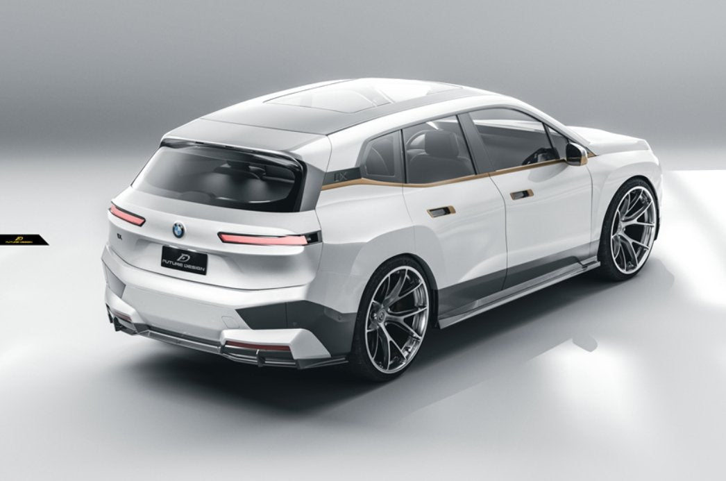 FUTURE DESIGN - BMW iX i20 CARBON FIBRE SIDE SKIRTS - Aero Carbon UK