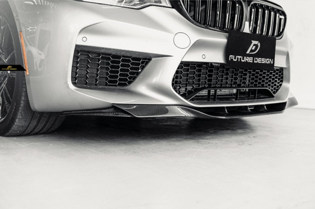 FUTURE DESIGN - BMW M5 F90 2017-20 CARBON FIBRE FRONT LIP RKP STYLE - Aero Carbon UK