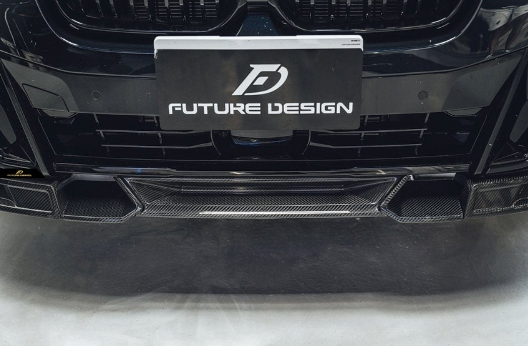 FUTURE DESIGN - BMW X4 G02 LCI DRY CARBON FIBRE FRONT LIP - Aero Carbon UK