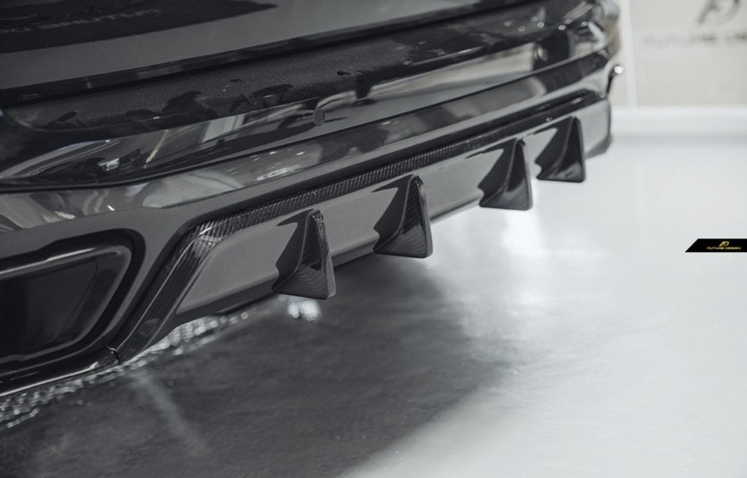 FUTURE DESIGN - BMW X5 G05 DRY CARBON FIBRE REAR DIFFUSER - Aero Carbon UK