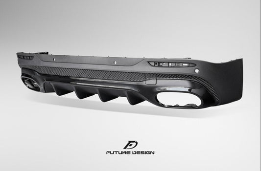 FUTURE DESIGN - MERCEDES BENZ GLB X247 "GLB35 STYLE" REAR BUMPER PP PLASTIC - Aero Carbon UK
