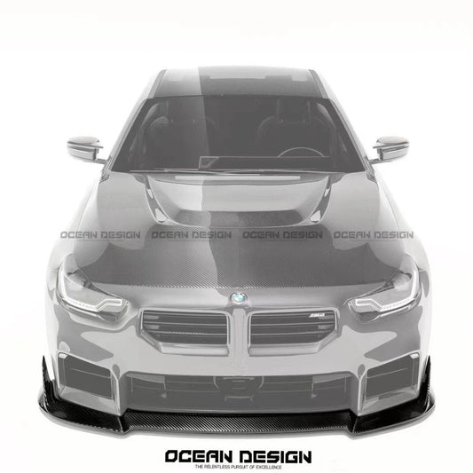 OCEAN DESIGN - BMW M2 G87 DRY CARBON FRONT LIP - Aero Carbon UK