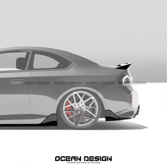 OCEAN DESIGN - BMW M2 G87 DRY CARBON REAR SIDE SKIRTS - Aero Carbon UK