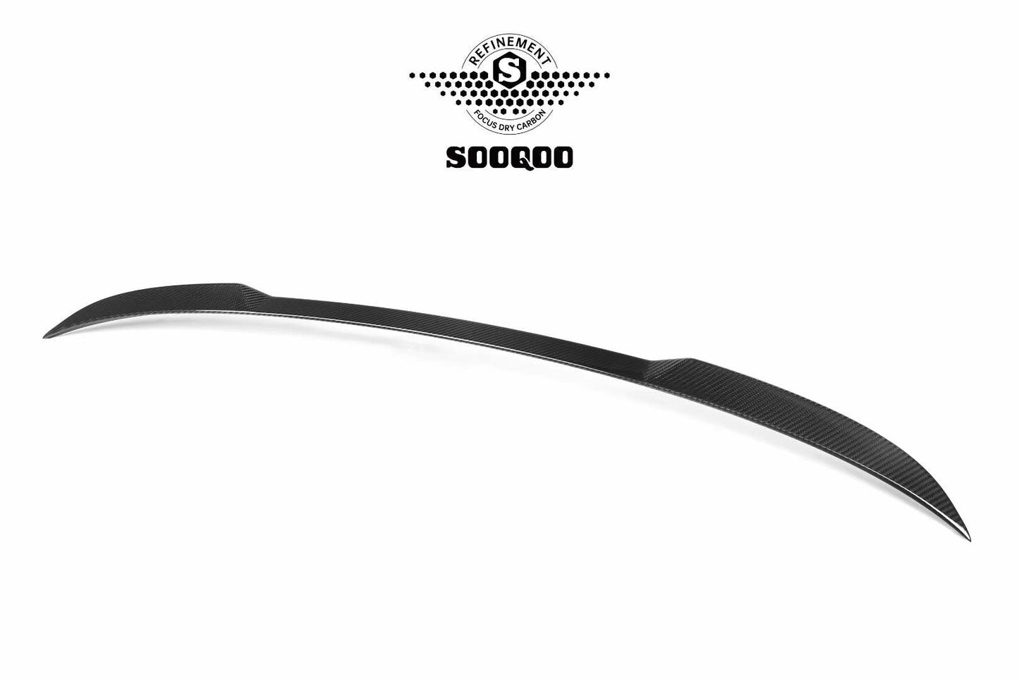 SOOQOO - BMW IX3 G08 DRY CARBON REAR MID SPOILER - Aero Carbon UK