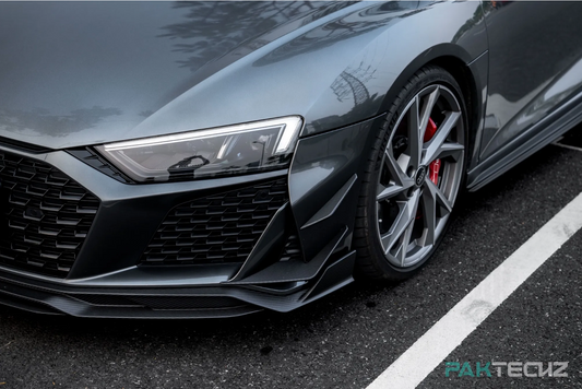 PAKTECHZ - AUDI R8 DRY CARBON FIBRE FRONT CANARDS