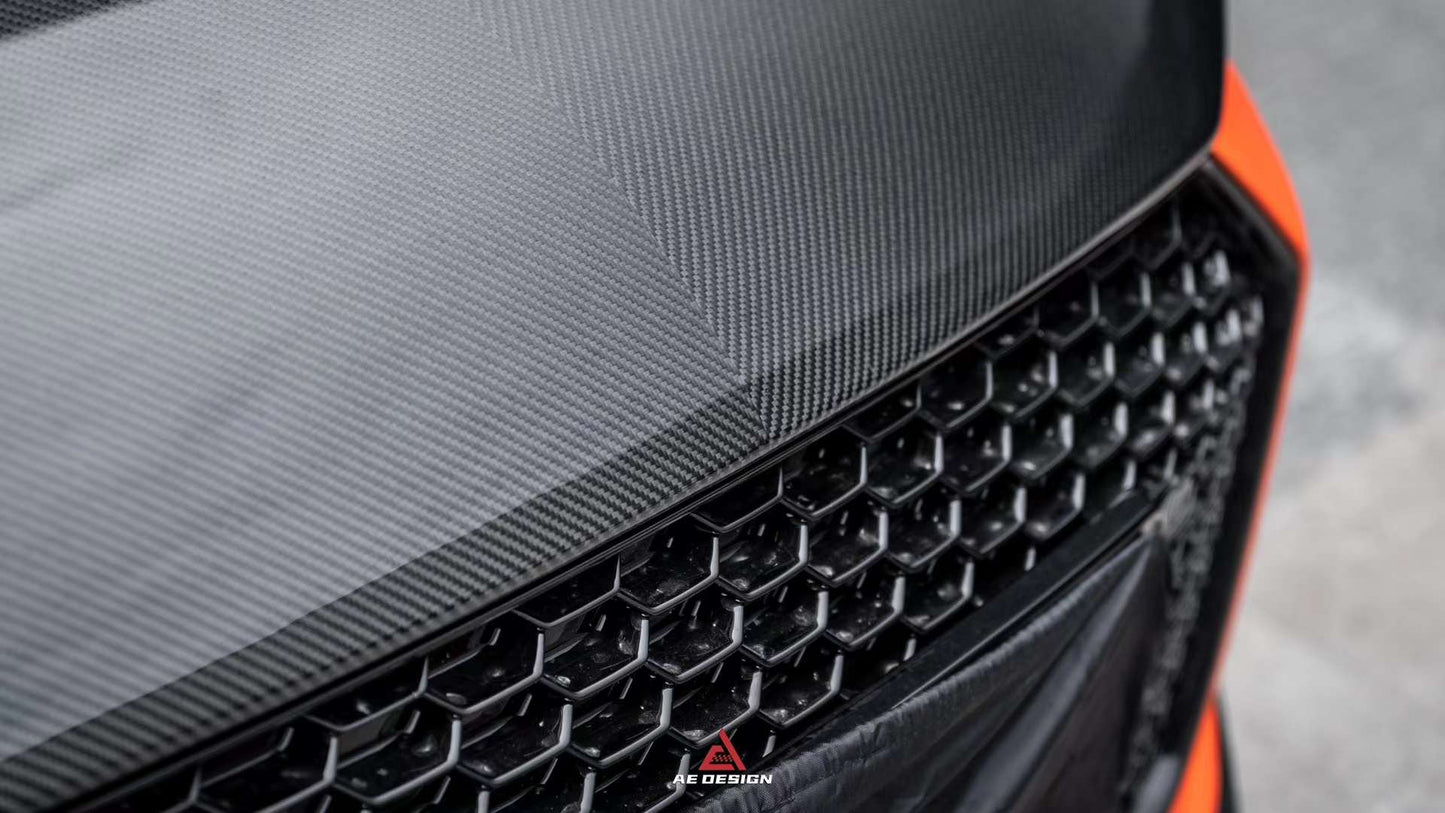 AE DESIGN - AUDI R8 DRY CARBON FIBRE FRONT BONNET HOOD