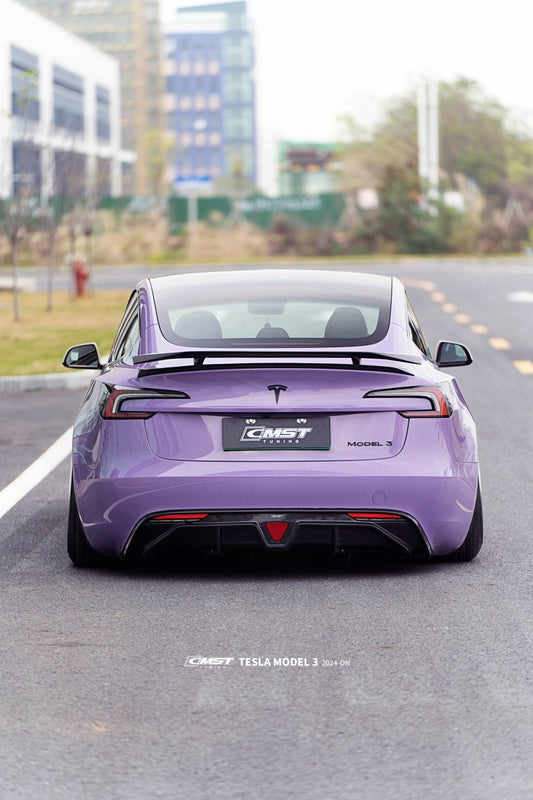 CMST - TESLA MODEL 3 CARBON FIBRE REAR DIFFUSER & CANARDS
