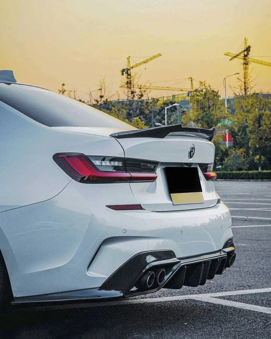 AERO CARBON - BMW 3 SERIES G20 / M3 G80 GLOSS BLACK M4 STYLE SPOILER - Aero Carbon UK