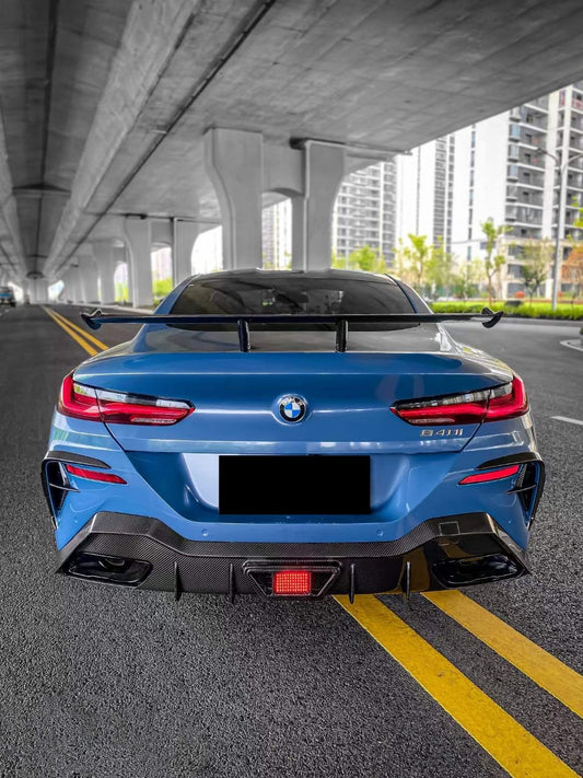 AERO CARBON - BMW 8 SERIES G16 GRAN COUPE CARBON FIBRE REAR DIFFUSER AC STYLE AERO CARBON