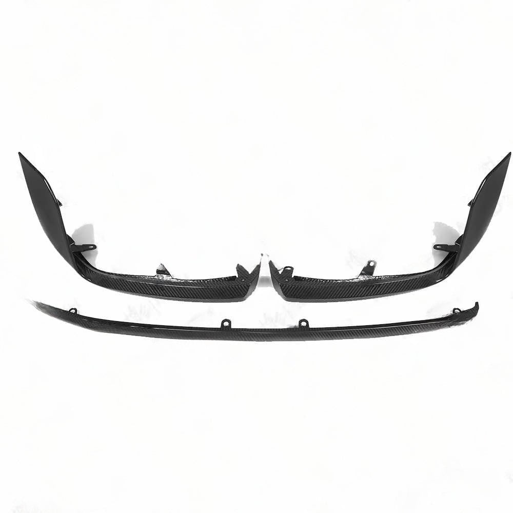 AERO CARBON - BMW M2 G87 DRY CARBON FIBRE FRONT LIP MP STYLE - Aero Carbon UK
