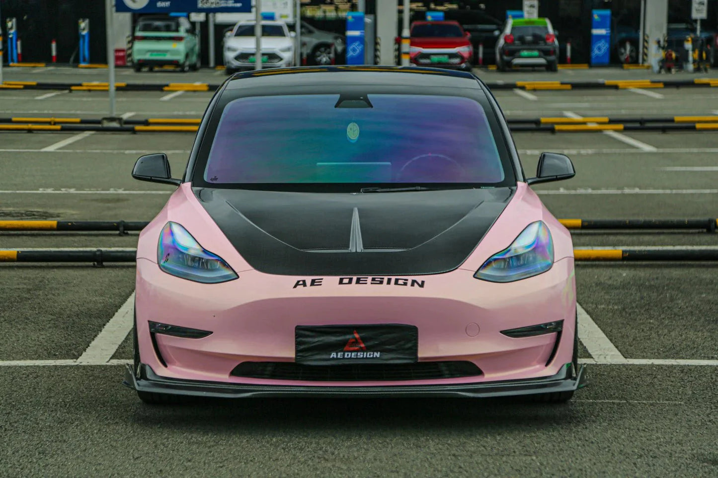 AERO CARBON- TESLA MODEL 3 PERFORMANCE CARBON FIBRE BONNET - Aero Carbon UK