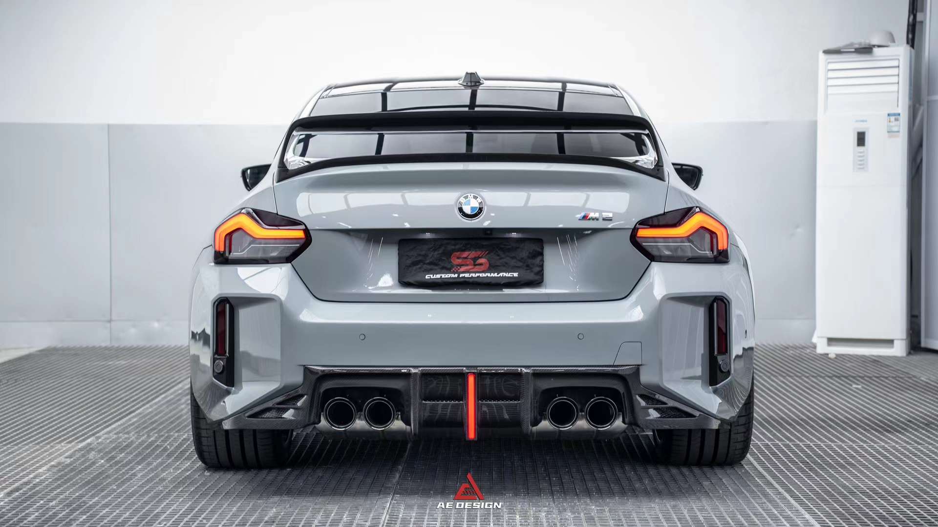 AERO DESIGN - BMW M2 G87 DRY CARBON FIBRE LED REAR DIFFUSER – MG Dynamic