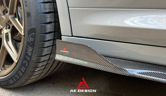 AERO DESIGN -  BMW X3M F97 / X4M F98 CARBON SIDE SKIRTS AERO CARBON