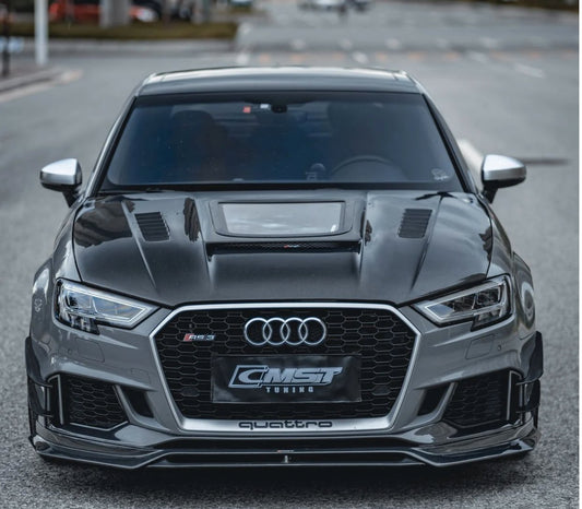 CMST - AUDI RS3 8V CARBON FIBRE FRONT LIP SPLITTER - Aero Carbon UK