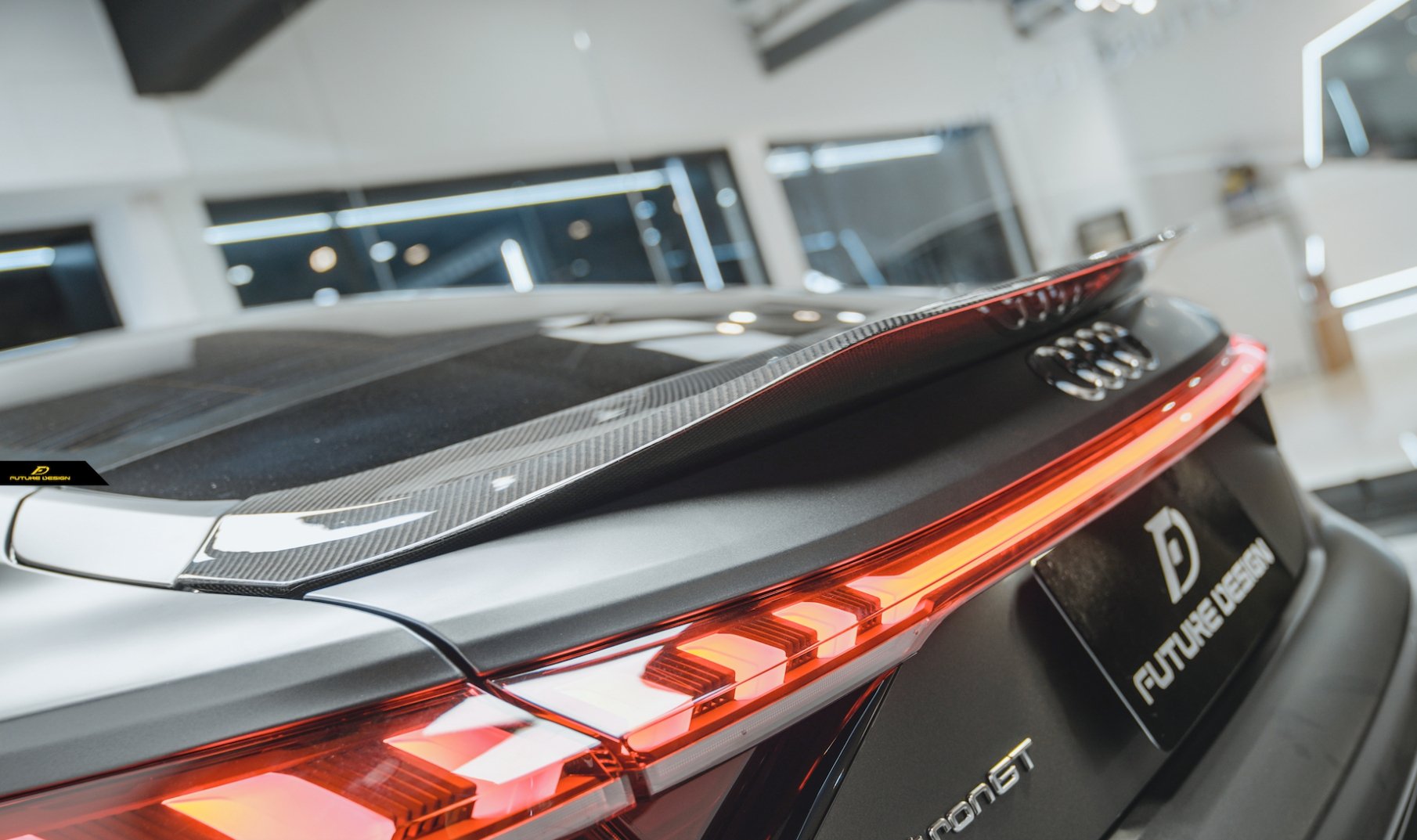FUTURE DESIGN - AUDI E-TRON GT DRY CARBON FIBRE SPOILER - Aero Carbon UK
