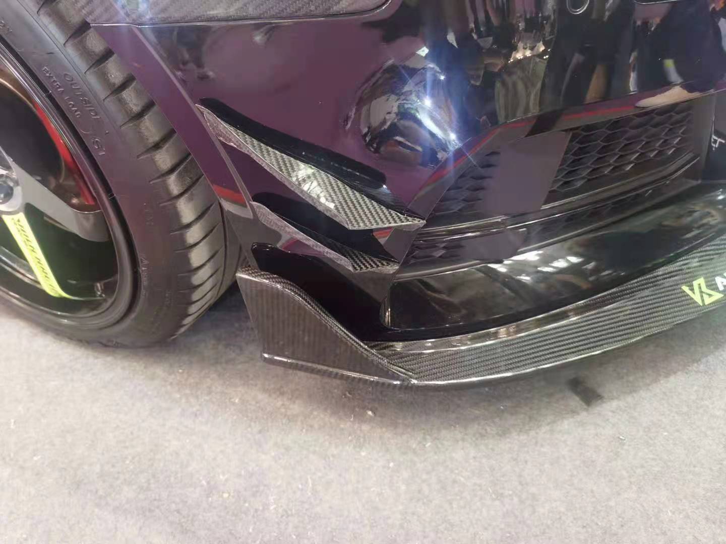 KARBEL - AUDI A3 S-LINE / S3 8V CARBON FIBRE FRONT BUMPER CANARDS - Aero Carbon UK