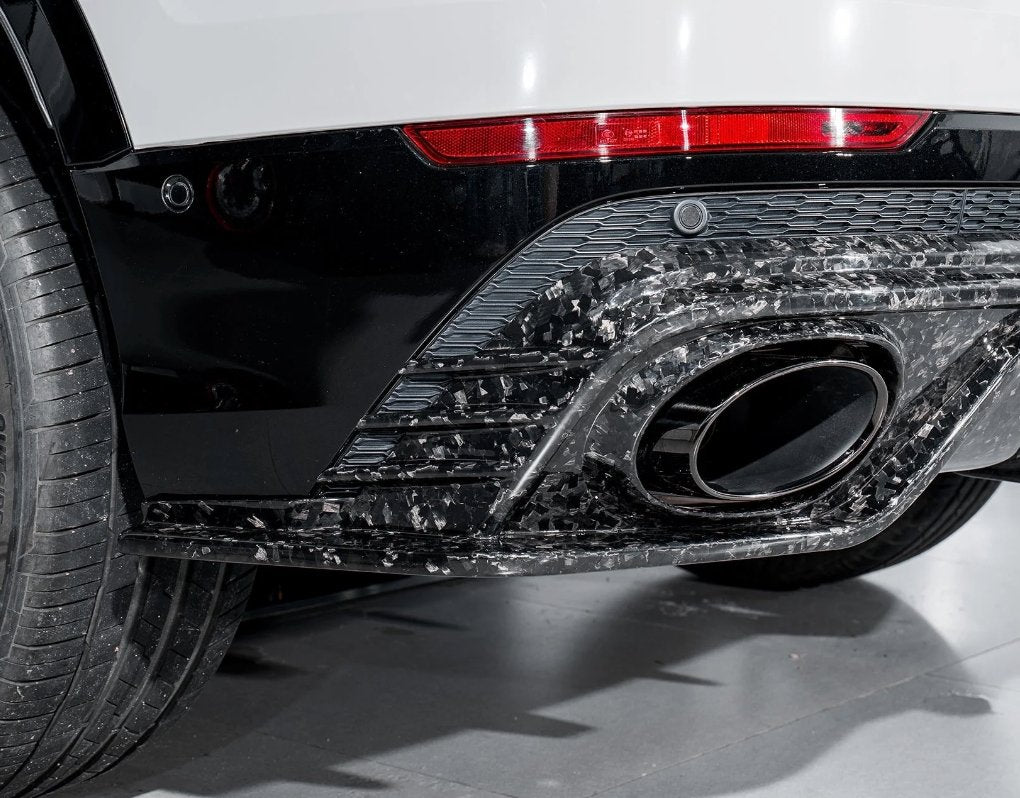 KARBEL - AUDI SQ8 Q8 S-LINE CARBON FIBRE LED REAR DIFFUSER - Aero Carbon UK