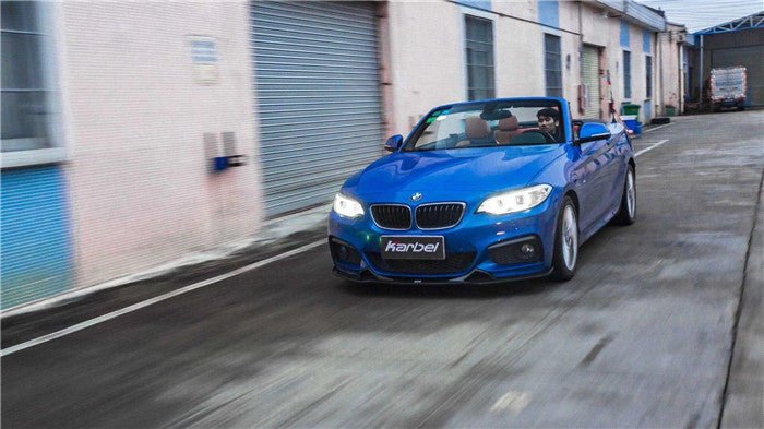 KARBEL - BMW 2 SERIES F22 / F23 M SPORT CARBON FIBRE FRONT LIP - Aero Carbon UK